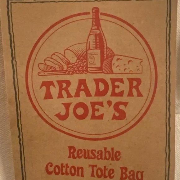 Trader Joe’s Canvas Tote Bag NEW Reusable Eco Bag Grocery Bag - NWT - Heavy Duty - Picture 5 of 9